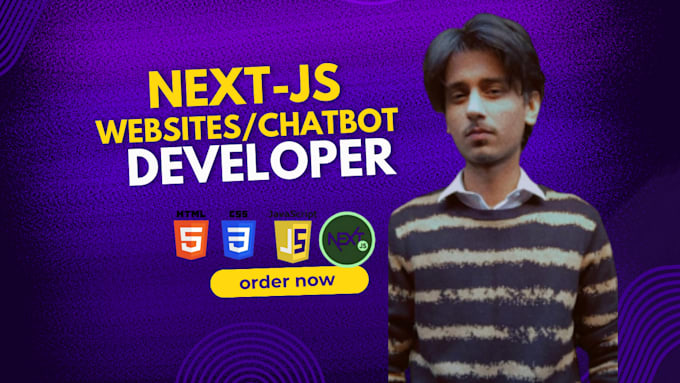 Gig Preview - Create SEO optimized busines website with ai chatbot nextjs