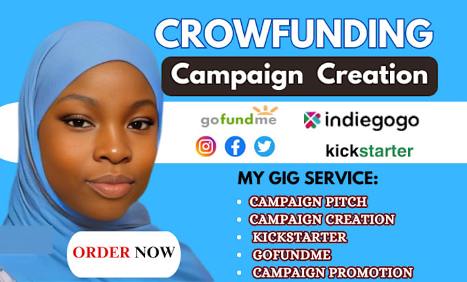 Bestseller - do crowdfunding campaign creation crowdfunding campaign promotion gofundme