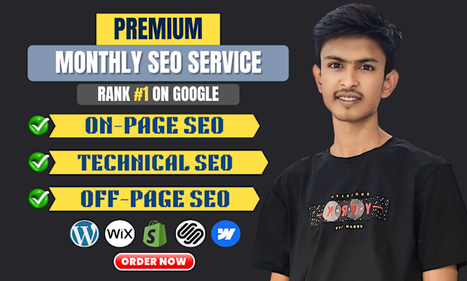 Bestseller - do monthly on page, off page and technical SEO for google top ranking