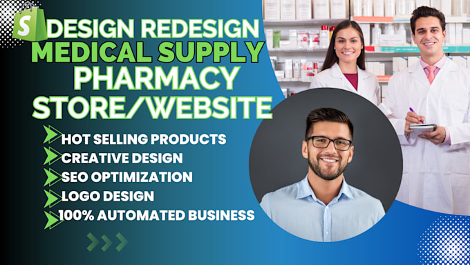 Bestseller - build profitable medical supplies shopify dropshipping store pharmacy website