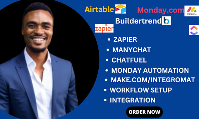 Bestseller - do zapier automation, monday, manychat, chatfuel, zoho salesiq, intercom, zapier