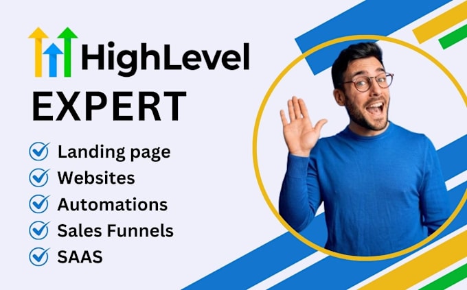 Gig Preview - Build ghl website ghl workflow, ghl landing page expert, ghl sales funnel