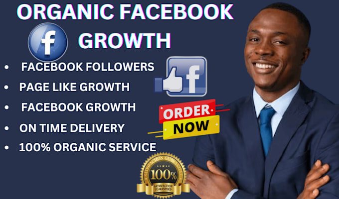 Gig Preview - Grow your facebook page followers fast organically