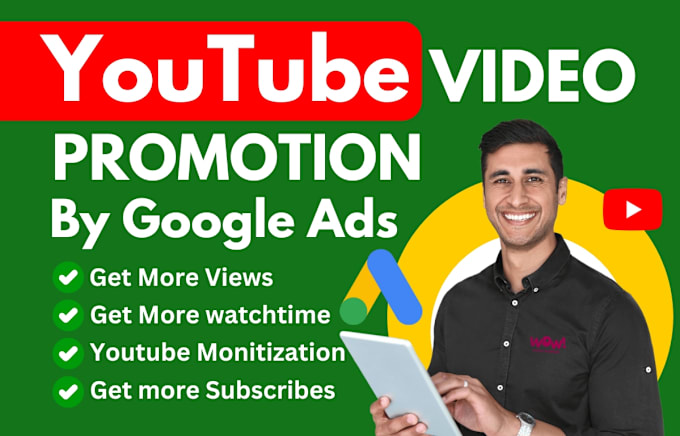 Gig Preview - Promote your youtube video to targeted audience by google ads