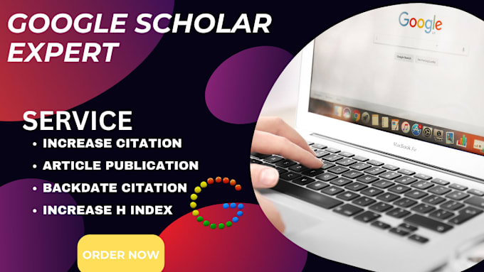 Gig Preview - Increase your google scholar citation, journals researchgate