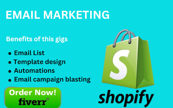 Gig Preview - Do klaviyo email marketing flow for shopify