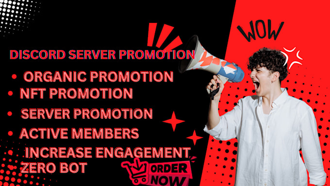 Gig Preview - Do discord server promotion,organic discord server promotion