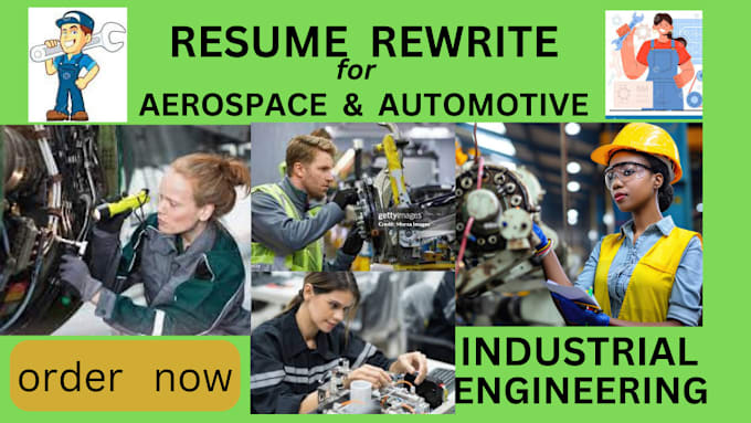 Gig Preview - Rewrite resume for mechanic or technicians engineering