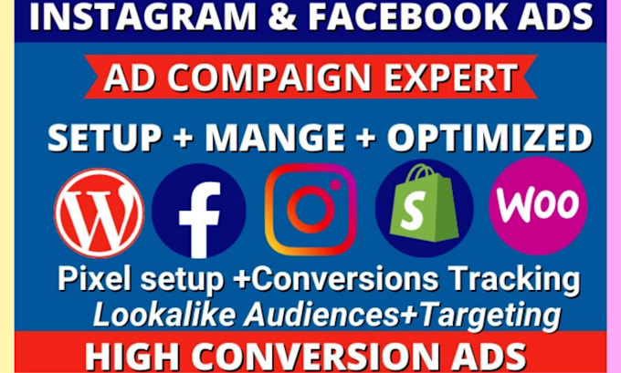 Gig Preview - Set up attractive your facebook ads and instagram ads