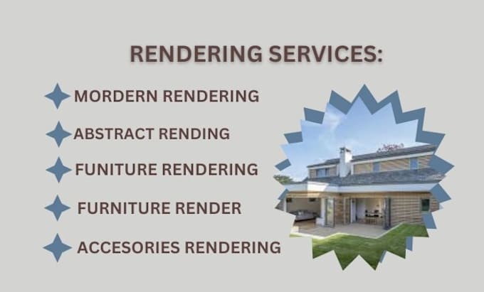 Gig Preview - Do mordern rendering, abstract rendering, furniture render, 3d rendering,render