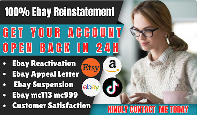 Gig Preview - Reinstate your ebay etsy suspension, reopen ebay restriction with appeal letter