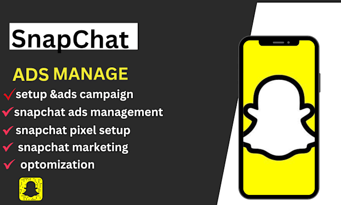 Gig Preview - Be your snapchat ads manager, run and snapchat advertising