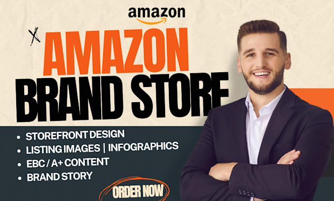 Gig Preview - Design amazon brand store, amazon storefront design, a plus content ebc