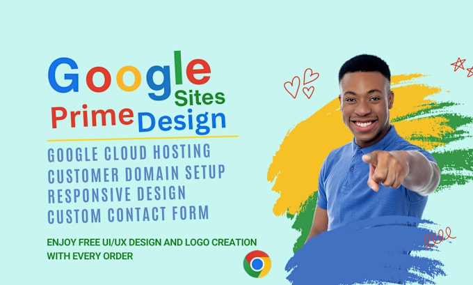 Gig Preview - Design a prime website in google sites for your business