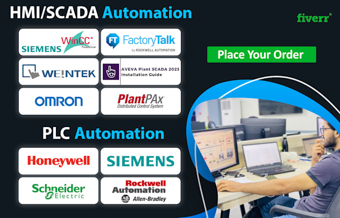 Gig Preview - Design hmi and plc on siemens, rockwell, weintek, omron, wincc automation