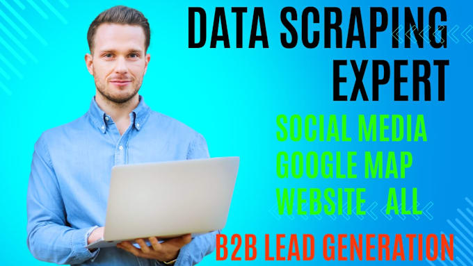 Gig Preview - Do b2b lead generation and data scraping