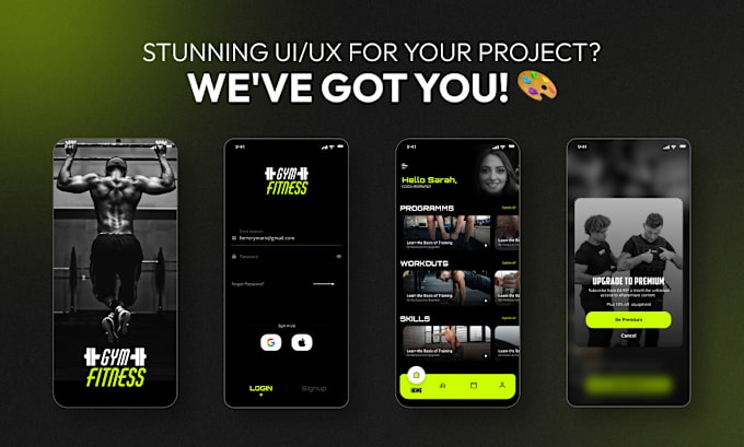 Gig Preview - Design crative mobile application ui ux