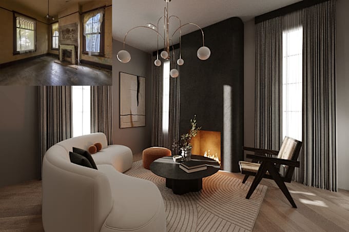 Gig Preview - Create a realistic virtual renovation for your home