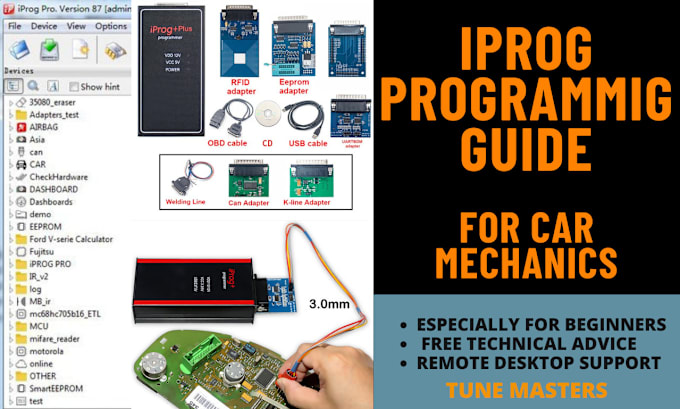 Gig Preview - Teach how to use i prog programmer