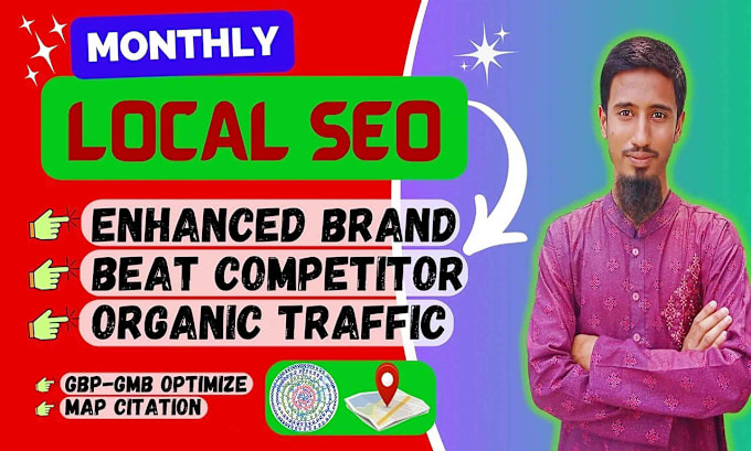 Gig Preview - Be the best local SEO service expert for website