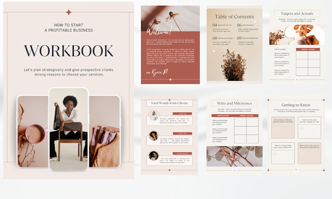 Gig Preview - Format your ebook lead magnet workbook pdf layout design by using canva