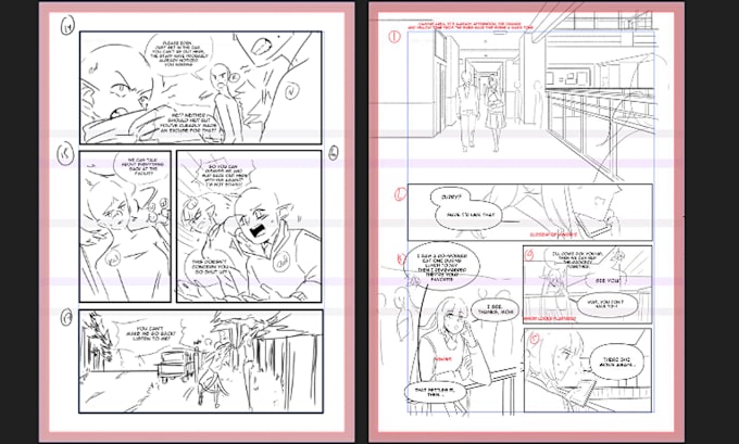 Gig Preview - Make storyboard fast for your comic manga webtoon