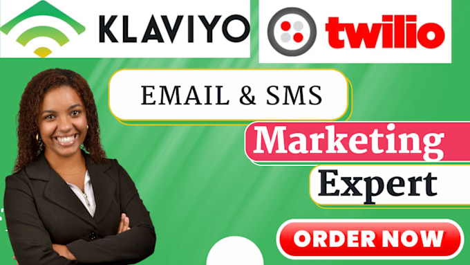 Gig Preview - Be your marketing expert for your email marketing klaviyo text message campaign