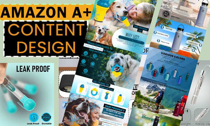 Bestseller - design product listing images and infographics for amazon , ebay SEO optimized