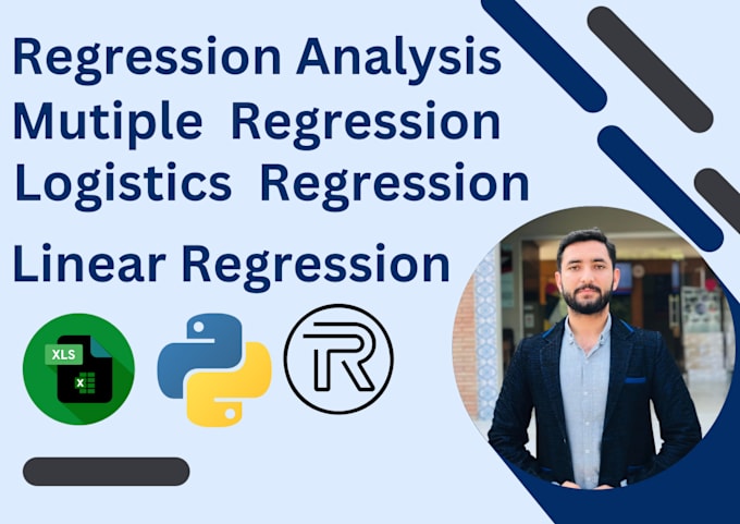 Gig Preview - Do  linear, multiple, and logistic regression analysis using python, r and excel