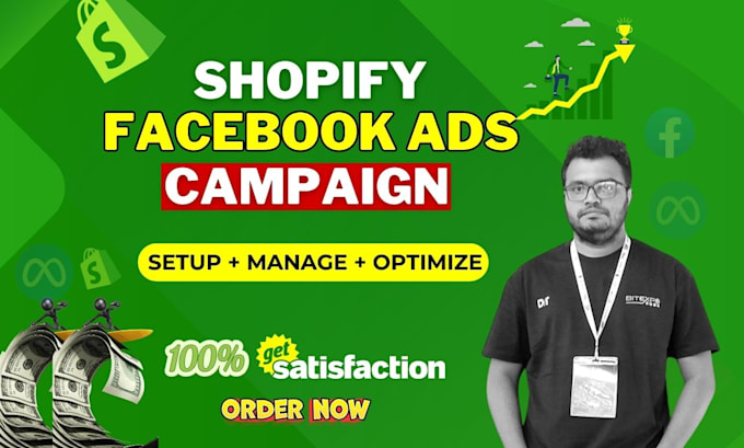 Gig Preview - Design shopify facebook ads, fb marketing, advertising campaign