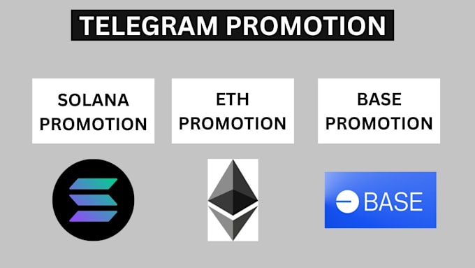 Gig Preview - Do telegram promotion, solana, eth, base promotion to reach whale investors