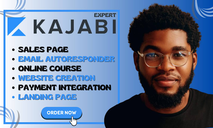 Gig Preview - Setup kajabi online course kajabi website design kajabi online course podia