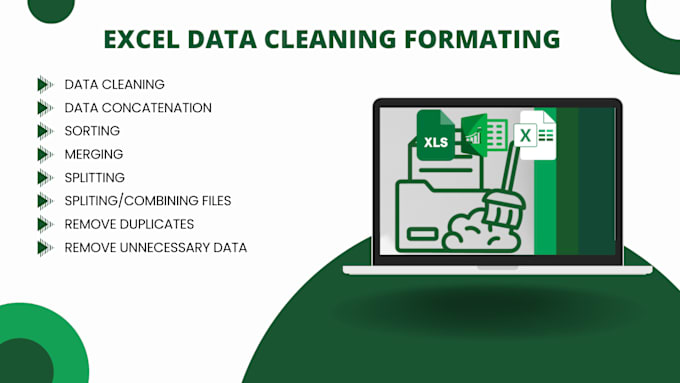 Gig Preview - Do ms excel data cleaning and formatting, merge, split and sort CSV files