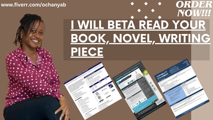 Gig Preview - Be your beta reader or alpha reader for your novel and give you honest feedback