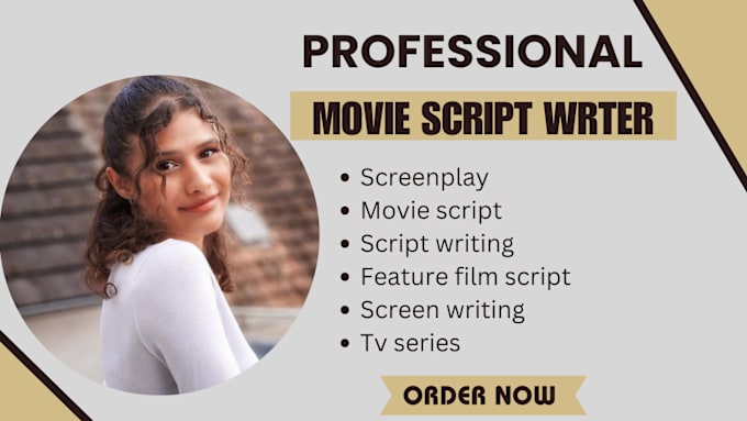 Bestseller - write movie script script writing screenplay feature film film script tv series