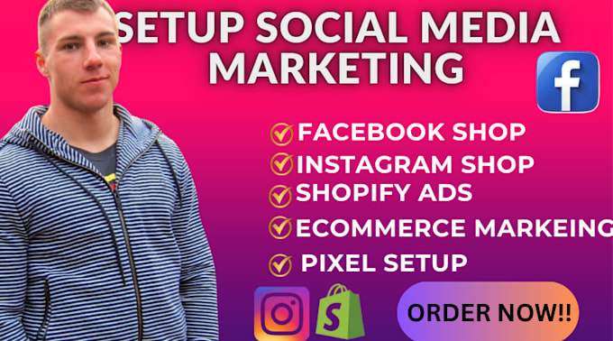 Gig Preview - Setup facebook instagram shop or fix meta ad pixel for shopify ecommerce website