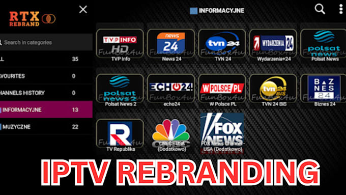 Gig Preview - Rebrand iptv smarter app, ibo pro player, nextv and tivimate all android app apk