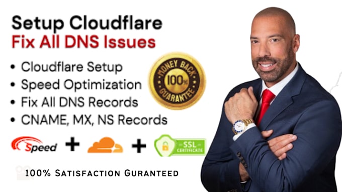 Gig Preview - Setup cdn, cloudflare, ssl and fix dns problem and wordpress speed