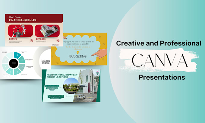 Gig Preview - Design editable professional canva presentations