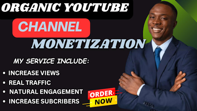 Bestseller - do organic youtube video and channel monetization