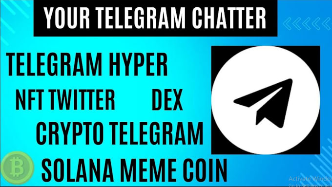 Gig Preview - Promote telegram, pump token, solana, meme coin, twitter, dex, presale