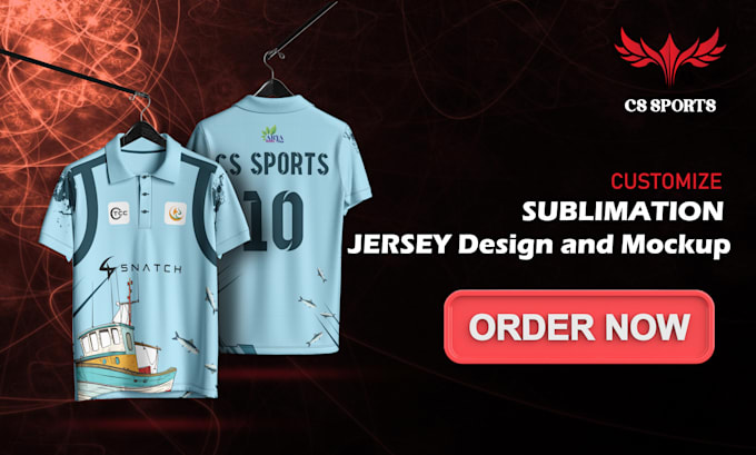 Gig Preview - Do sublimation polo jersey design