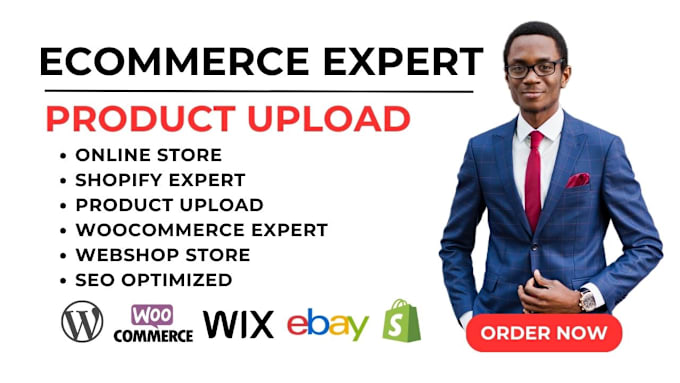 Bestseller - do wix ecommerce, product upload, woocommerce expert, online shopify store, ebay