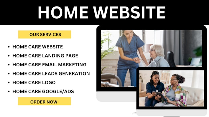 Bestseller - home care leads design home care website elderly care lead landing page