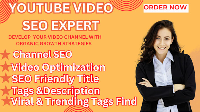 Gig Preview - Do best youtube video seo for organic ranking