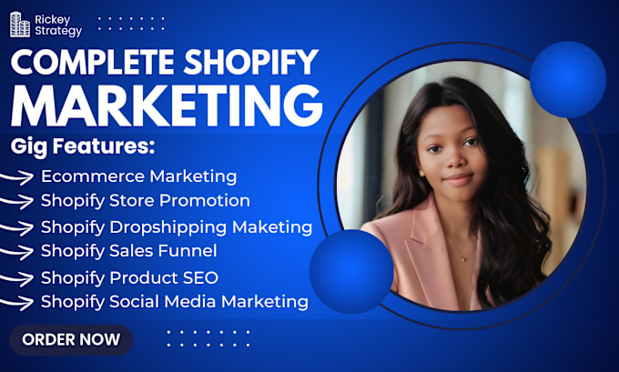 Gig Preview - Do complete shopify marketing to increase shopify sales, ecommerce marketing