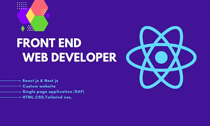 Gig Preview - Be your front end developer in react js or next js