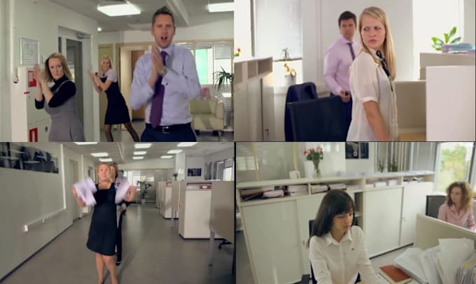 Gig Preview - Do this office dance video in 6 hrs for you