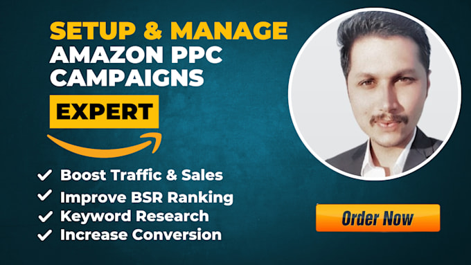 Gig Preview - Setup, manage and optimize your amazon PPC campaigns, amazon ads campaigns