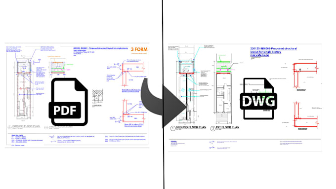 Bestseller - convert pdf, image or sketch drawing to autocad, cad, dwg